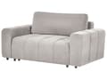 Miniatyrbillede 4 af 11: Sovesofa Lysegrå Polyester 2 Personers Moderne Blød Sofa Sofaseng To Personers Designsofa Praktisk Splitback Stofsofa med Opbevaring