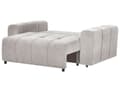 Miniatyrbillede 5 af 11: Sovesofa Lysegrå Polyester 2 Personers Moderne Blød Sofa Sofaseng To Personers Designsofa Praktisk Splitback Stofsofa med Opbevaring
