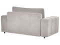 Miniatyrbillede 6 af 11: Sovesofa Lysegrå Polyester 2 Personers Moderne Blød Sofa Sofaseng To Personers Designsofa Praktisk Splitback Stofsofa med Opbevaring
