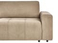 Miniatyrbillede 8 af 11: Sovesofa med Chaiselong Brun 4 Personers Sofa L Formet Dyb Sofaseng Siddemøbel Blød Stofsofa Design Hjørnesovesofa med Opbevaring