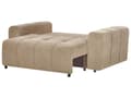 Miniatyrbilde 5 av 11: Sovesofa med oppbevaring Brun Stoff 2-seter Tykt polstret Moderne stil Stue Gjesteseng
