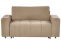 Miniatyrbilde 1 av 11: Sovesofa med oppbevaring Brun Stoff 2-seter Tykt polstret Moderne stil Stue Gjesteseng