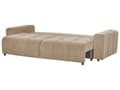 Miniatyrbilde 5 av 11: Sovesofa med oppbevaring Brun Stoff 3-seter Tykt polstret Moderne stil Stue Gjesteseng