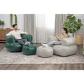 Miniatyrbillede 6 af 7: Bestway Oppusteligt Sæde med Fodstøtte Farve Assorterede 107x99x80/48x48x36 cm