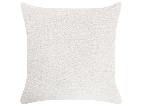 Sofa Hvid Boucle Guld Metalben 3 Personers Klassisk Stofsofa Skrånende Armlæn Tuftet Plys Designsofa til Stue Moderne Siddemøbel