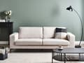 Miniatyrbillede 2 af 11: Sofa Beige Boucle Sorte Metalben 3 Personers Klassisk Stofsofa Blød Designsofa til Stue Moderne Siddemøbel