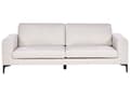 Miniatyrbillede 1 af 11: Sofa Beige Boucle Sorte Metalben 3 Personers Klassisk Stofsofa Blød Designsofa til Stue Moderne Siddemøbel
