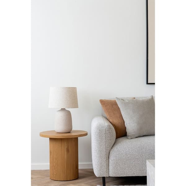 Salvador sofa høyrevendt lysegrå.