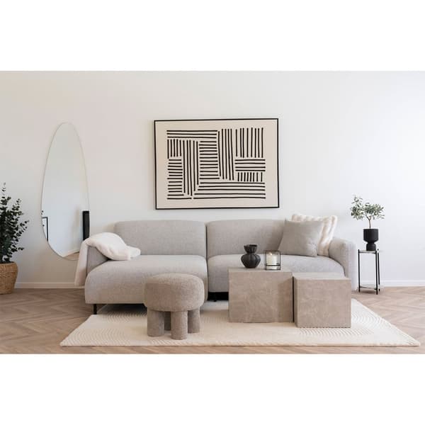 Salvador sofa venstrevendt lysegrå.