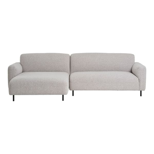 Salvador sofa venstrevendt lysegrå.