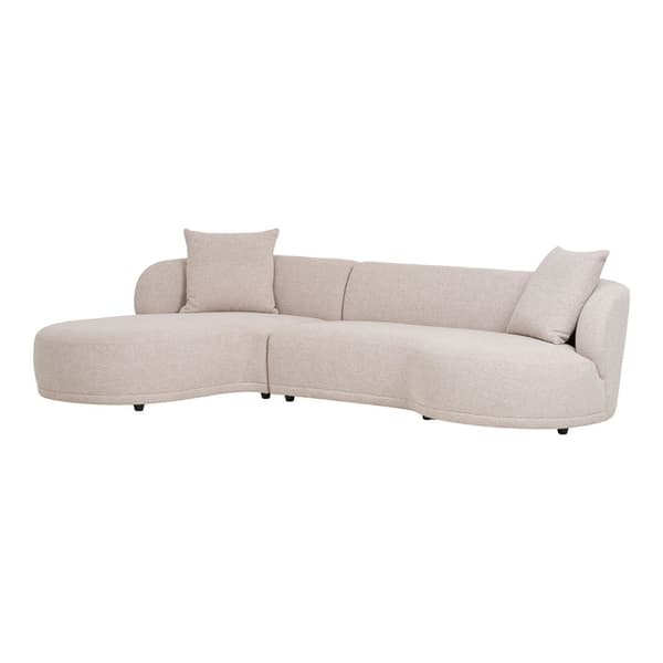 Kingston sofa med 2 puter, venstrevendt natur.