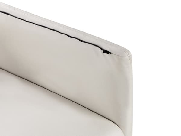 3-seters sofa Off-white Vegansk skinn Polyester Industriell og moderne stil Stue