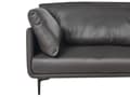 Miniatyrbilde 6 av 11: 3-seters sofa Svart Vegansk skinn Polyester Industriell og moderne stil Stue