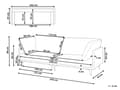 Miniatyrbilde 3 av 11: 3-seters sofa Gyllenbrun Vegansk skinn Polyester Industriell og moderne stil Stue