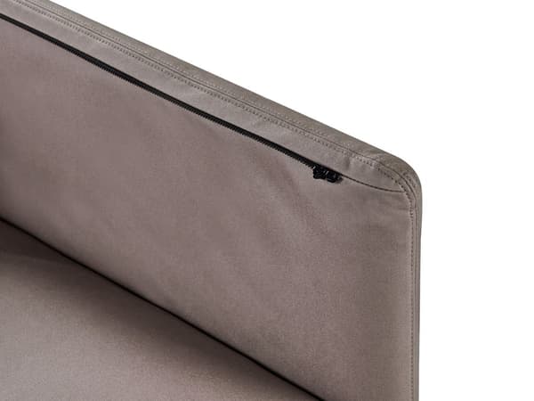 3-seters sofa Brun Vegansk skinn Polyester Industriell og moderne stil Stue