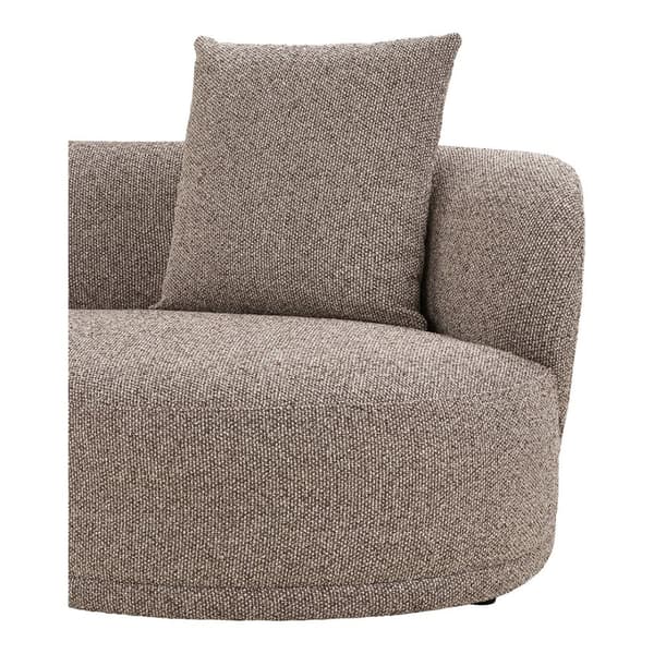 Kingston sofa med 2 puter, venstrevendt brun.
