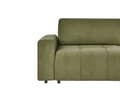Miniatyrbillede 7 af 11: Sovesofa med Chaiselong Grøn 3 Personers Sofa L Formet Dyb Sofaseng Siddemøbel Blød Stofsofa Design Hjørnesovesofa med Opbevaring