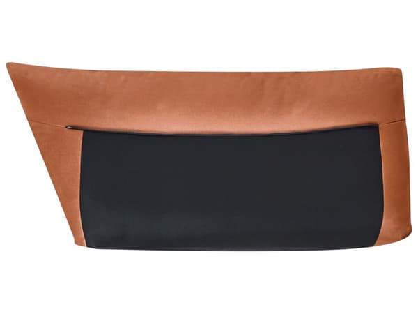 3-personers sofa Gylden Brun vegansk læder Polyester Industriel og moderne stil Stue