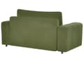 Miniatyrbillede 6 af 11: Sovesofa Grøn Polyester 2 Personers Moderne Blød Sofa Sofaseng To Personers Designsofa Praktisk Splitback Stofsofa med Opbevaring