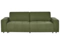 Miniatyrbillede 1 af 11: Sovesofa Grøn Polyester 3 Personers Moderne Blød Sofa Sofaseng Tre Personers Designsofa Praktisk Splitback Stofsofa med Opbevaring