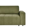 Miniatyrbillede 7 af 11: Sovesofa med Chaiselong Grøn 3 Personers Sofa L Formet Dyb Sofaseng Siddemøbel Blød Stofsofa Design Hjørnesovesofa med Opbevaring