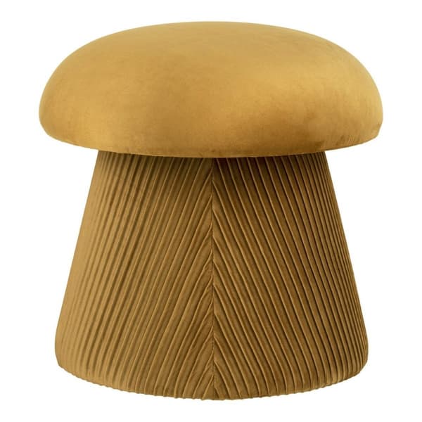 Rootz Hampton Pouf - Velvet Ottoman - Retro -jalkatuki - Comfort & Style - 39x39x42 cm