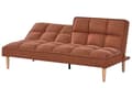 Miniatyrbilde 7 av 11: Sovesofa Gyllenbrun 3-seters Sovesofa med Quiltet Rygg