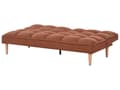 Miniatyrbilde 8 av 11: Sovesofa Gyllenbrun 3-seters Sovesofa med Quiltet Rygg