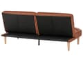 Miniatyrbilde 9 av 11: Sovesofa Gyllenbrun 3-seters Sovesofa med Quiltet Rygg