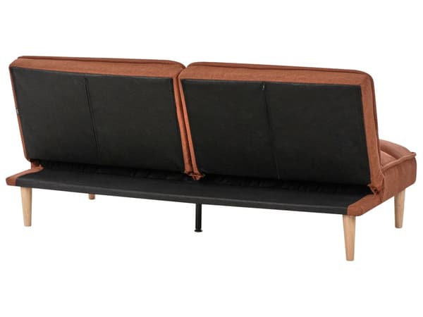 Sovesofa Gyllenbrun 3-seters Sovesofa med Quiltet Rygg