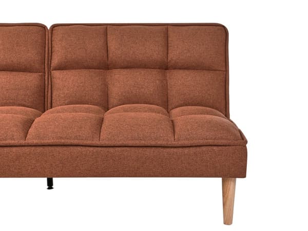 Sovesofa Gyllenbrun 3-seters Sovesofa med Quiltet Rygg