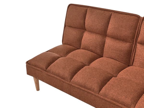 Sovesofa Gyllenbrun 3-seters Sovesofa med Quiltet Rygg