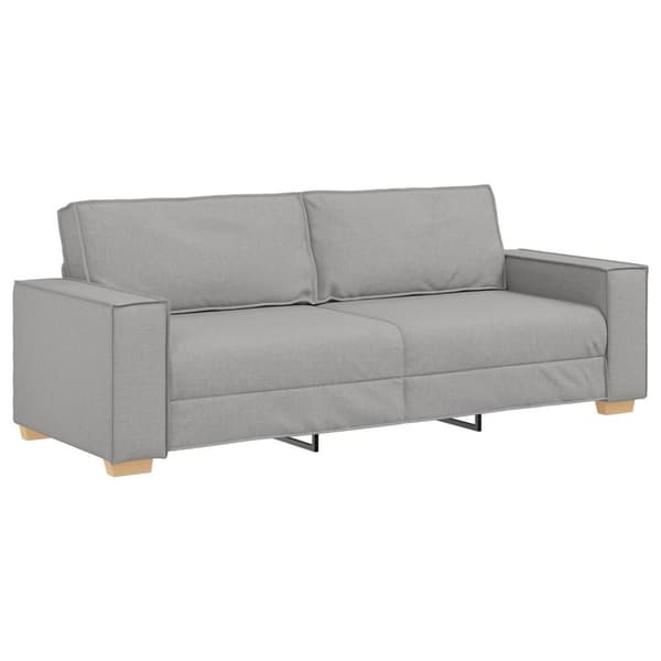 vidaXL Soffset Set av 3 Molngrå Polyester Medium Modulär