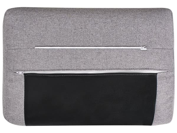 Sofa Stoff Grå 2 Seter Komfortabel Stue Moderne Design Retro Stil