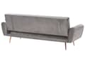Miniatyrbillede 7 af 11: Sovesofa Lysegrå Polyester 3 Personers Moderne Blød Sofa Sofaseng Tre Personers Designsofa Praktisk Splitback Stofsofa God Liggekomfort