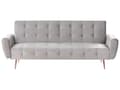 Miniatyrbillede 1 af 11: Sovesofa Lysegrå Polyester 3 Personers Moderne Blød Sofa Sofaseng Tre Personers Designsofa Praktisk Splitback Stofsofa God Liggekomfort