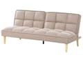 Miniatyrbillede 6 af 11: Sovesofa Lysebrun Stof 3 Personers Moderne Blød Sofa Sofaseng Tre Personers Designsofa Praktisk Splitback Stofsofa God Liggekomfort