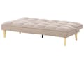 Miniatyrbillede 8 af 11: Sovesofa Lysebrun Stof 3 Personers Moderne Blød Sofa Sofaseng Tre Personers Designsofa Praktisk Splitback Stofsofa God Liggekomfort