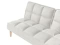 Miniatyrbillede 11 af 11: Sovesofa Off White Stof 3 Personers Moderne Blød Sofa Sofaseng Tre Personers Designsofa Praktisk Splitback Stofsofa God Liggekomfort