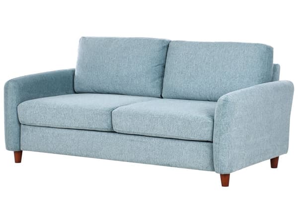 5-seters sofagruppe Blått Stoff 2-seter 3-seter Tykt polstret Moderne design Stue