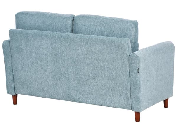 5-seters sofagruppe Blått Stoff 2-seter 3-seter Tykt polstret Moderne design Stue