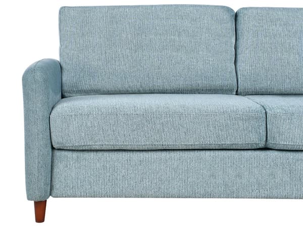 5-seters sofagruppe Blått Stoff 2-seter 3-seter Tykt polstret Moderne design Stue