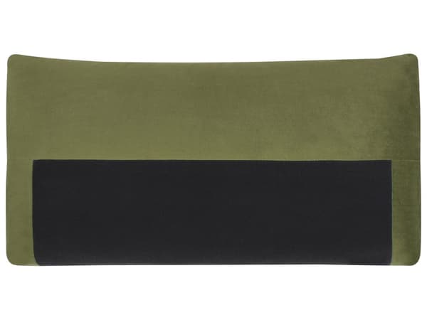 Stoffsofa Grønn Fløyel Polstring 3-seter med Pynteputer Stue Sofa