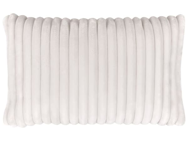 Sofa Off White Fløjl 3 Personers Bredriflet Fløjlsofa Blød Stofsofa til Stuen Flydersofa Moderne Inspiration Stue Møbel Riflet Siddemøbel