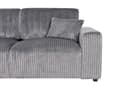Miniatyrbillede 7 af 11: Sofa Grå Fløjl 3 Personers Bredriflet Fløjlsofa Blød Stofsofa til Stuen Flydersofa Moderne Inspiration Stue Møbel Riflet Siddemøbel