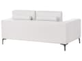 Miniatyrbillede 5 af 11: Sofa Hvid Stof 2 Personers Loveseat Blød Stofsofa til Stuen To Mands Designsofa Moderne Inspiration Stue Møbel Topersoners Siddemøbel
