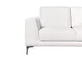 Miniatyrbillede 6 af 11: Sofa Hvid Stof 2 Personers Loveseat Blød Stofsofa til Stuen To Mands Designsofa Moderne Inspiration Stue Møbel Topersoners Siddemøbel