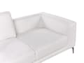 Miniatyrbillede 8 af 11: Sofa Hvid Stof 2 Personers Loveseat Blød Stofsofa til Stuen To Mands Designsofa Moderne Inspiration Stue Møbel Topersoners Siddemøbel
