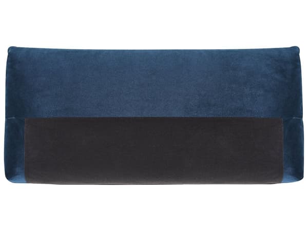 Flydersofa Mørkeblå Velour 3 Personers Moderne Blød Sofa Designsofa til Værelse Stofsofa