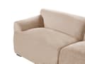 Miniatyrbilde 8 av 11: 3-seters Sofa Beige Stoff Sofa Ekstra Puter Moderne Minimalistisk Stue Møbler